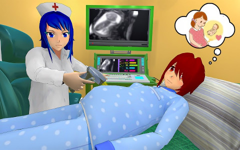 اسکرین شات بازی Anime Pregnant Mother Games 3D 2