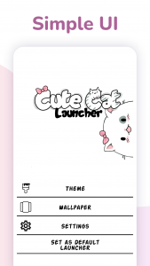 اسکرین شات برنامه Cute Cat Launcher 8