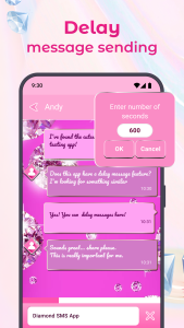 اسکرین شات 3 برنامه Diamond SMS Texting App