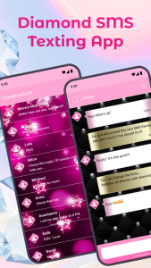 اسکرین شات 1 برنامه Diamond SMS Texting App