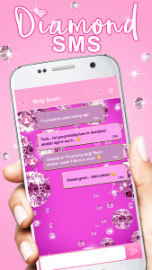 اسکرین شات برنامه Diamond SMS Texting App 1