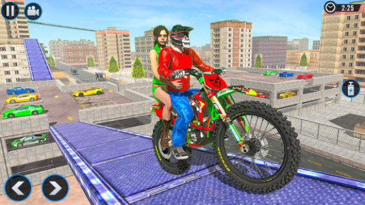 اسکرین شات بازی Extreme Rooftop Bike Rider Sim : Bike Games 1