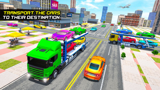 اسکرین شات بازی Crazy Car Transport Car Games 3