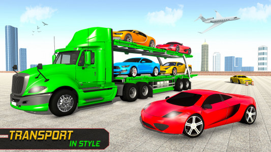اسکرین شات بازی Crazy Car Transport Car Games 4