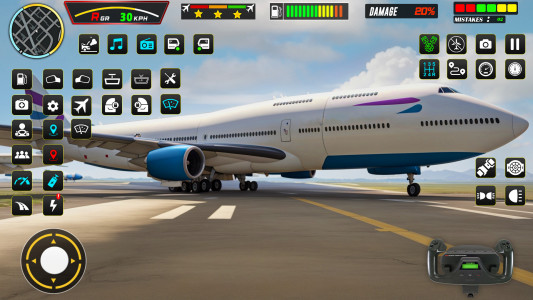 اسکرین شات بازی Airplane Games Flight Sim 3D: 1