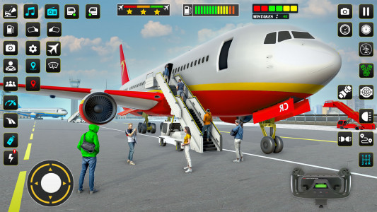 اسکرین شات بازی Airplane Games Flight Sim 3D: 3