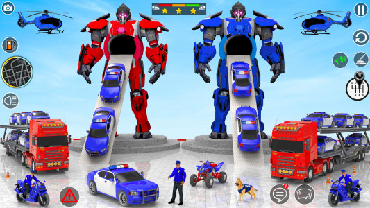 اسکرین شات بازی Robot Car Transport Truck Game 2
