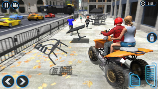 اسکرین شات بازی ATV Quad Bike Simulator 2021: Bike Taxi Games 2
