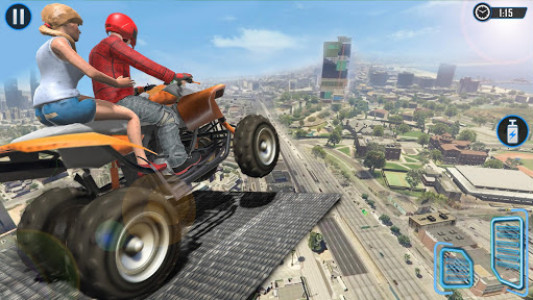 اسکرین شات بازی ATV Quad Bike Simulator 2021: Bike Taxi Games 7