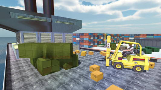 اسکرین شات بازی Airport Forklift Driving Heavy Machinery Sim 3D 2