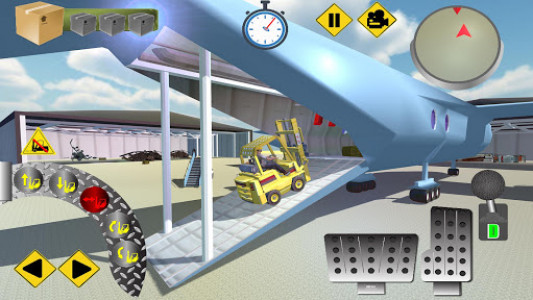 اسکرین شات بازی Airport Forklift Driving Heavy Machinery Sim 3D 3