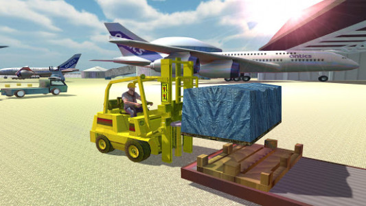 اسکرین شات بازی Airport Forklift Driving Heavy Machinery Sim 3D 1