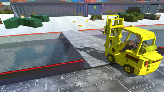 اسکرین شات بازی Airport Forklift Driving Heavy Machinery Sim 3D 4