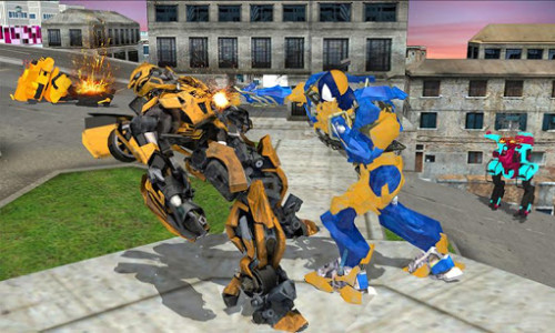 اسکرین شات برنامه Spider Robot Sim-Amazing Spider Grand Robot Battle 8