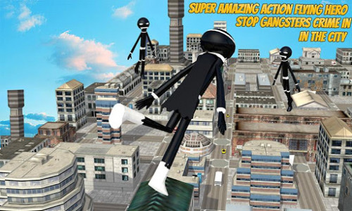 اسکرین شات برنامه Stickman Street Fighter:Miami City Crime Simulator 4