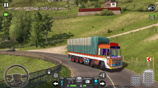 اسکرین شات بازی Real Mountain Cargo Truck Uphill Drive Simulator 2