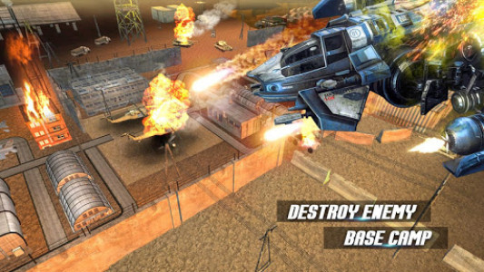 اسکرین شات بازی Modern Drone Air Strike Battle! Gunship Combat 3D 2
