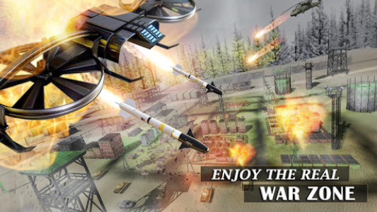 اسکرین شات بازی Modern Drone Air Strike Battle! Gunship Combat 3D 1