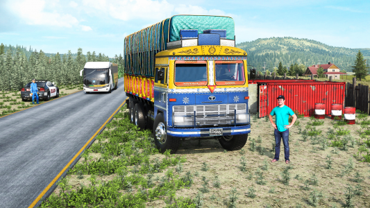اسکرین شات بازی Euro Truck Simulator Drive 3D 3