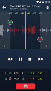 اسکرین شات برنامه MP3 Cutter and Ringtone Maker 1