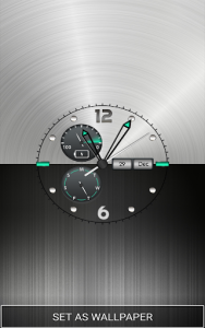 اسکرین شات برنامه Background Clock Wallpaper 7