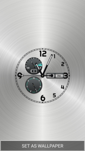 اسکرین شات برنامه Background Clock Wallpaper 3