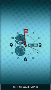 اسکرین شات برنامه Clock Wallpapers Real Time 2