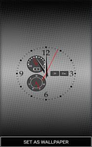 اسکرین شات برنامه Clock Wallpapers Real Time 7