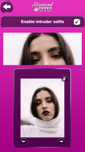 اسکرین شات 6 برنامه Diamond Zipper Lock Screen