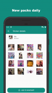 اسکرین شات برنامه Animated stickers for WhatsApp 2