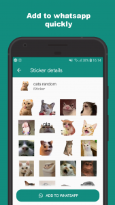 اسکرین شات برنامه Animated stickers for WhatsApp 3