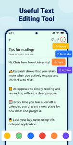 اسکرین شات 2 برنامه B Notes – Notepad Notebook app