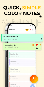 اسکرین شات 1 برنامه B Notes – Notepad Notebook app