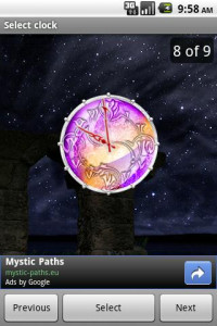 اسکرین شات برنامه Mystic Clock 2