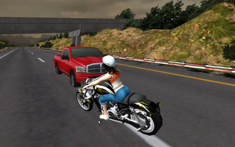 اسکرین شات بازی Racing Girl 3D 2