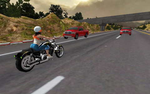 اسکرین شات بازی Racing Girl 3D 5