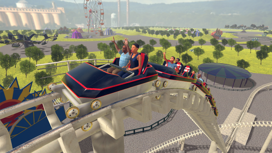 اسکرین شات بازی Roller Coaster Simulator Game 1