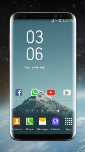 اسکرین شات برنامه Digital Clock Galaxy S8 Plus 3