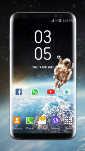 اسکرین شات برنامه Digital Clock Galaxy S8 Plus 4