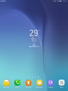 اسکرین شات برنامه Weather Widget Galaxy S8 Plus 6