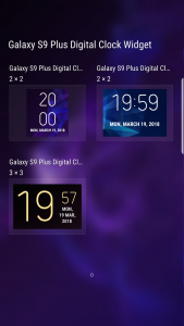 اسکرین شات برنامه Clock Widget Galaxy s23 Ultra 5