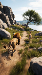 اسکرین شات 1 بازی Wild Animal Run