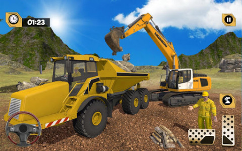 اسکرین شات برنامه Heavy Excavator Construction Crane Simulator 2019 2