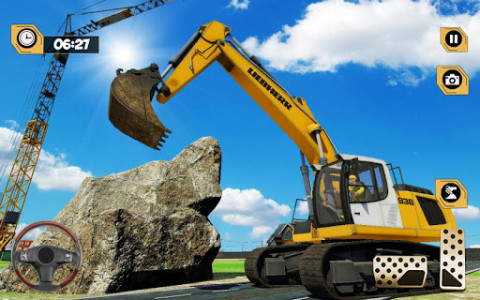اسکرین شات برنامه Heavy Excavator Construction Crane Simulator 2019 7