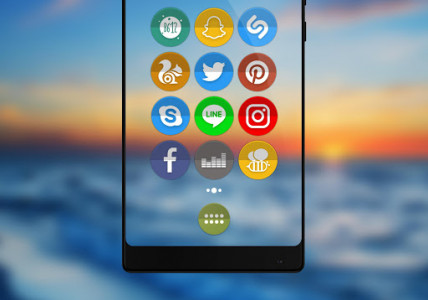 اسکرین شات برنامه Oreo Style - Android O Icon Pack Theme 1