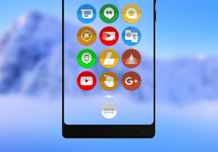 اسکرین شات برنامه Oreo Style - Android O Icon Pack Theme 3