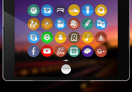 اسکرین شات برنامه Oreo Style - Android O Icon Pack Theme 5