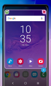 اسکرین شات برنامه Galaxy S10 blue-rose | Xperia™ Theme 4