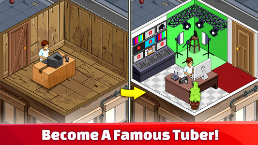 اسکرین شات بازی Tube Tycoon - Tubers Simulator 1