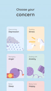 اسکرین شات برنامه Amaha: anxiety self-care 2
